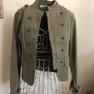 DKNY Military Style Olive Jacket
